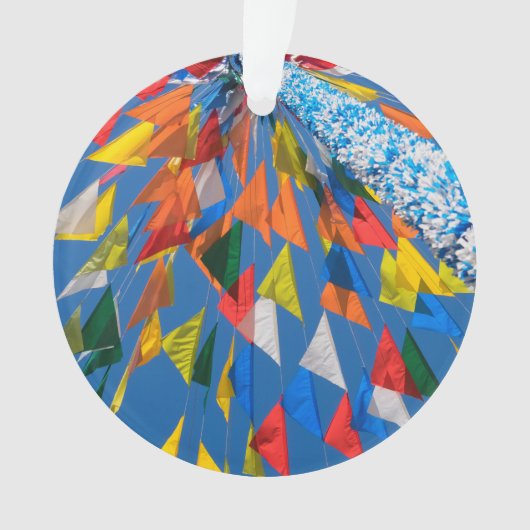 Driehoekmarkering van de vlag ornament (voorkant)