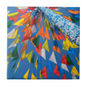 Driehoekmarkering van de vlag tegeltje (Voorkant)