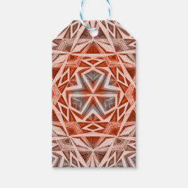 Driehoekpatroon Cadeaulabel