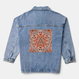 Driehoekpatroon Denim Jacket