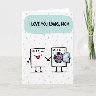 Driehoekpatroon Liefde Moeder Kaart