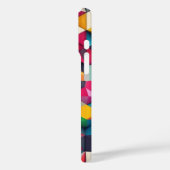 Driehoekpatroon veelkleurige veelhoektextuur abstr Case-Mate iPhone case (Achterkant / Links)