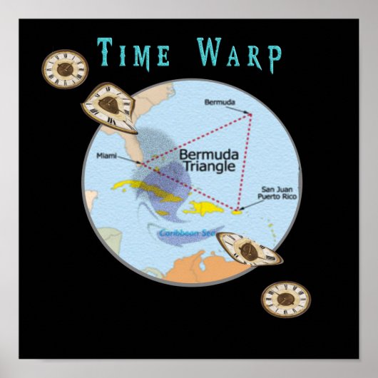 Driehoekproducten van Bermuda Poster (Voorkant)