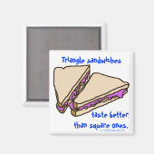 Driehoeksandwiches Magneet (Voorkant / Achterkant)