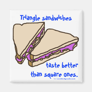 Driehoeksandwiches Magneet