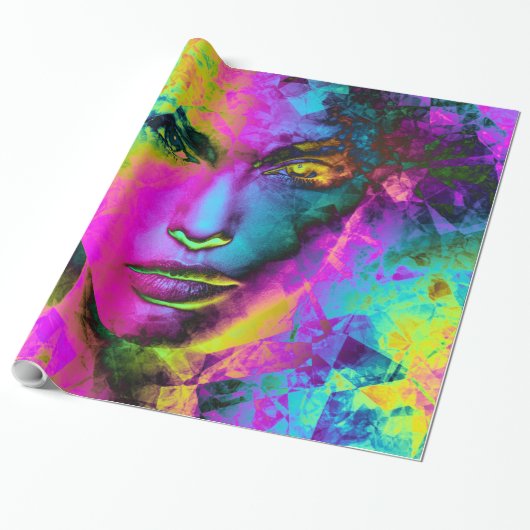 Driehoeksartikel 3 cadeaupapier (Uitgerold)