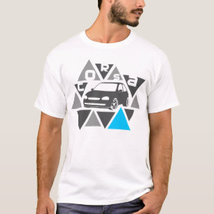 Driehoeksauto-Corsa- T-shirt