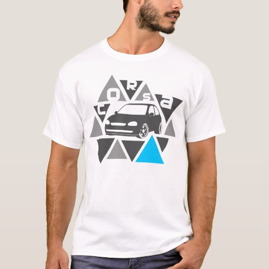 Driehoeksauto-Corsa- T-shirt (Voorkant)