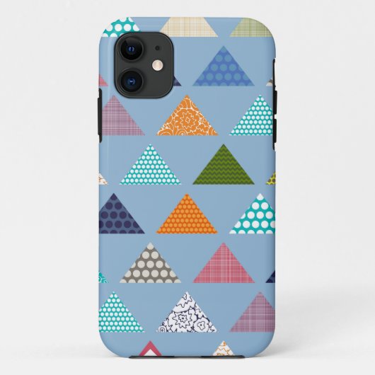 driehoeksblauw Case-Mate iPhone case (Achterkant)
