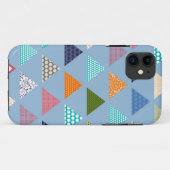 driehoeksblauw Case-Mate iPhone case (Achterkant (horizontaal))