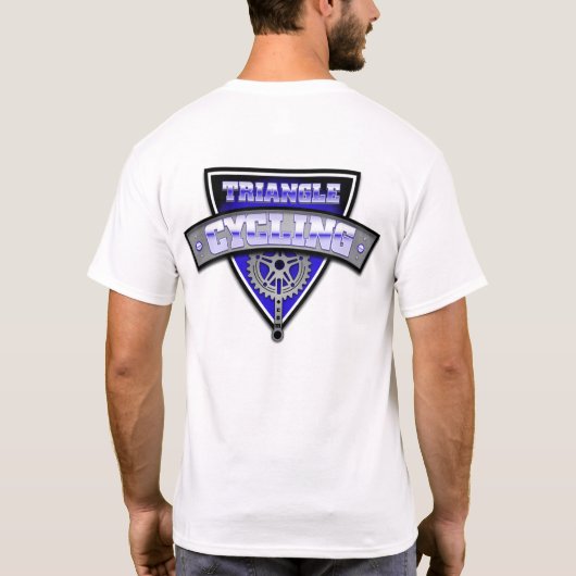 Driehoekscycling Basic T T-shirt (Achterkant)