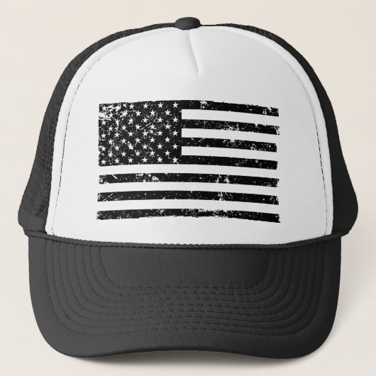 Driehoekshat van de Amerikaanse vlag II Trucker Pet (Voorkant)