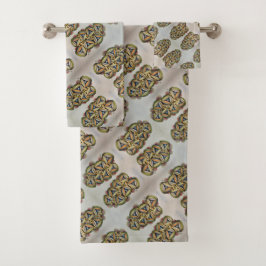 Driehoeksketen Bad Handdoek