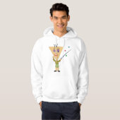 Driehoekskopteken Mannen Hoodie (Voorkant volledig)