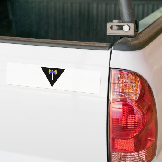 Driehoekslaboratoria Bumpersticker (Op Truck)