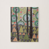 Driehoekslandontwerp Legpuzzel (Verticaal)