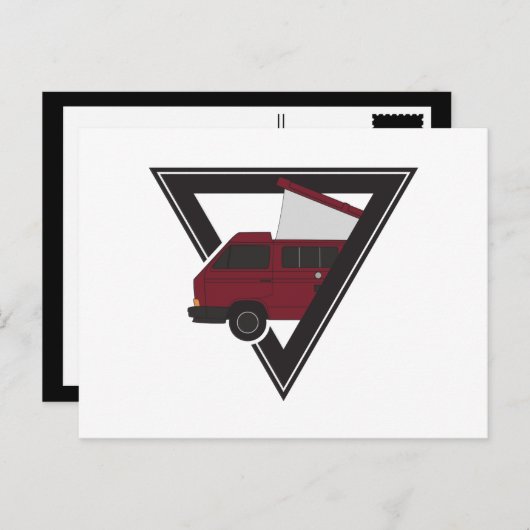 driehoeksmarabus briefkaart (Voorkant / Achterkant)