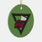 driehoeksmarabus keramisch ornament (Rechts)