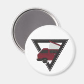 driehoeksmarabus magneet (Voorkant / Achterkant)