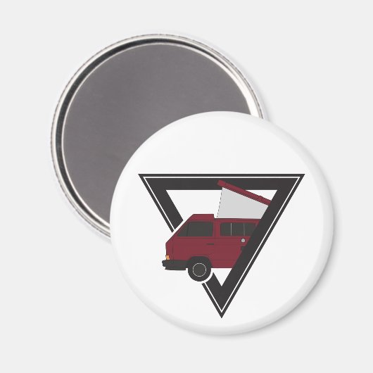 driehoeksmarabus magneet (Voorkant / Achterkant)