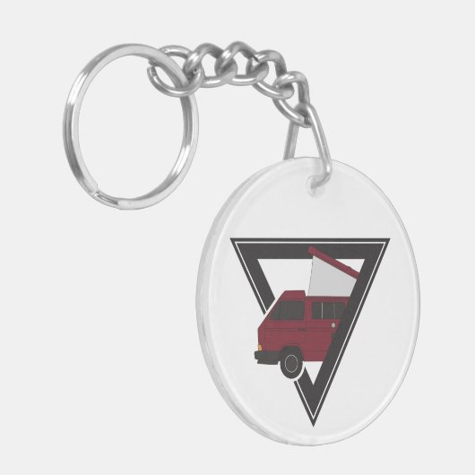 driehoeksmarabus sleutelhanger (Voorkant Links)