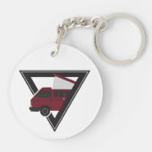 driehoeksmarabus sleutelhanger (Achterkant)