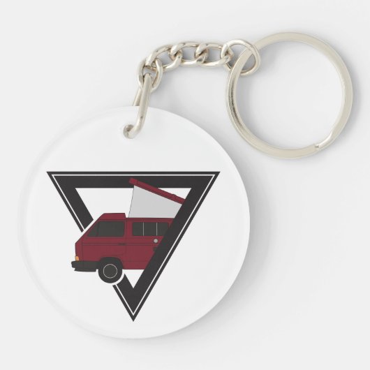 driehoeksmarabus sleutelhanger (Achterkant)