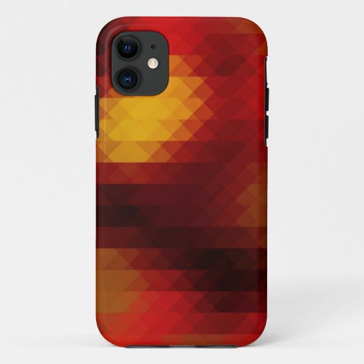 Driehoeksmozaïek iPhone 5/5S Hoesje (Achterkant)