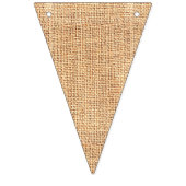 Driehoekspanner Burlap Jute Bunting Vlaggetjes (Tweede vlag)