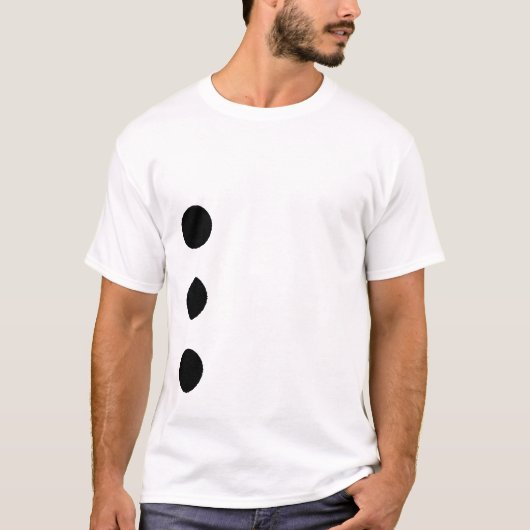 Driehoekspapierkostuum T-shirt (Voorkant)