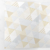 Driehoekspatroon 3 drieluik wenskaart (Binnenzijde eerst)