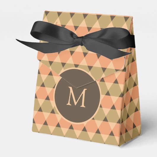 Driehoekspatroon Bedankdoosjes (Voorkant Zijde)