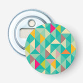 Driehoekspatroon Button Flesopener (Voorkant)