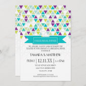 Driehoekspatroon driehoekig geometrisch model voor kaart (Voorkant / Achterkant)