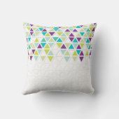 Driehoekspatroon driehoekig geometrisch model voor kussen (Achterkant)