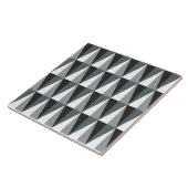 Driehoekspatroon Grote keramische tegels Tegeltje (Zijkant)