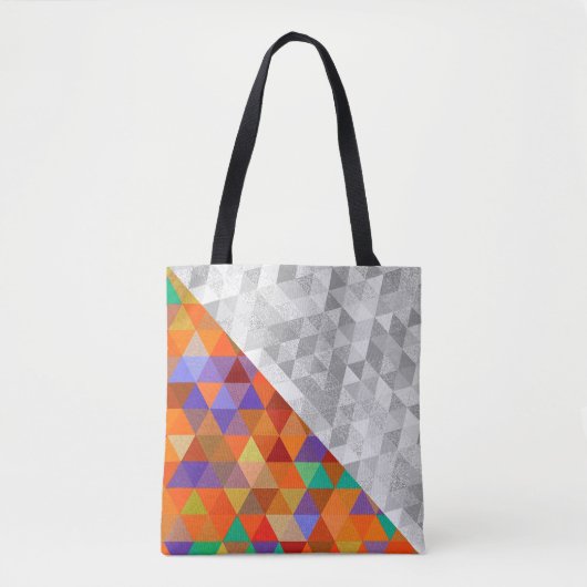 driehoekspatroon I & II + uw ideeën Tote Bag (Voorkant)