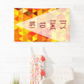 driehoekspatroon I + jouw ideeën Spandoek (Insitu)