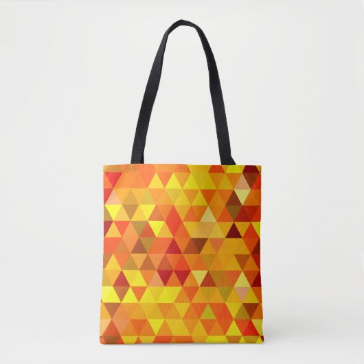 driehoekspatroon I + jouw ideeën Tote Bag (Voorkant)