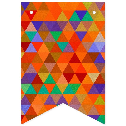 driehoekspatroon I + jouw ideeën Vlaggetjes (Tweede vlag)