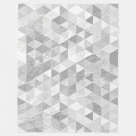 driehoekspatroon II + uw ideeën Fleece Deken