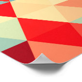 driehoekspatroon II + uw ideeën Poster (Hoek)