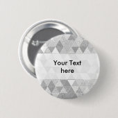 driehoekspatroon II + uw ideeën Ronde Button 5,7 Cm (Voorkant /achterkant)