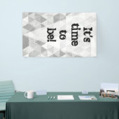 driehoekspatroon II + uw ideeën Spandoek (Beurs)