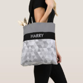 driehoekspatroon II + uw ideeën Tote Bag (Dichtbij)