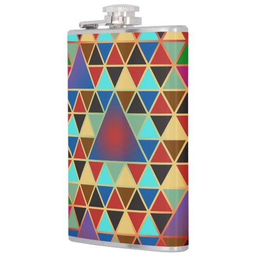  driehoekspatroon III + uw ideeën Heupfles (Links)