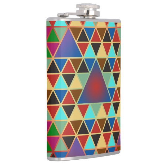 driehoekspatroon III + uw ideeën Heupfles (Rechts)