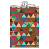 driehoekspatroon III + uw ideeën Heupfles (Achterkant)