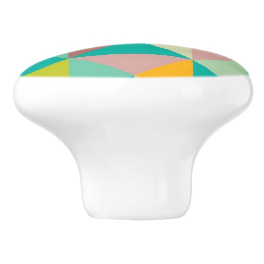 Driehoekspatroon Keramische Knop (Zijkant)