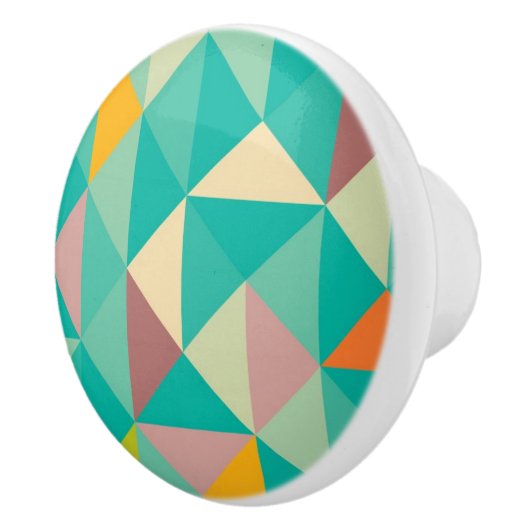 Driehoekspatroon Keramische Knop (Rechts)